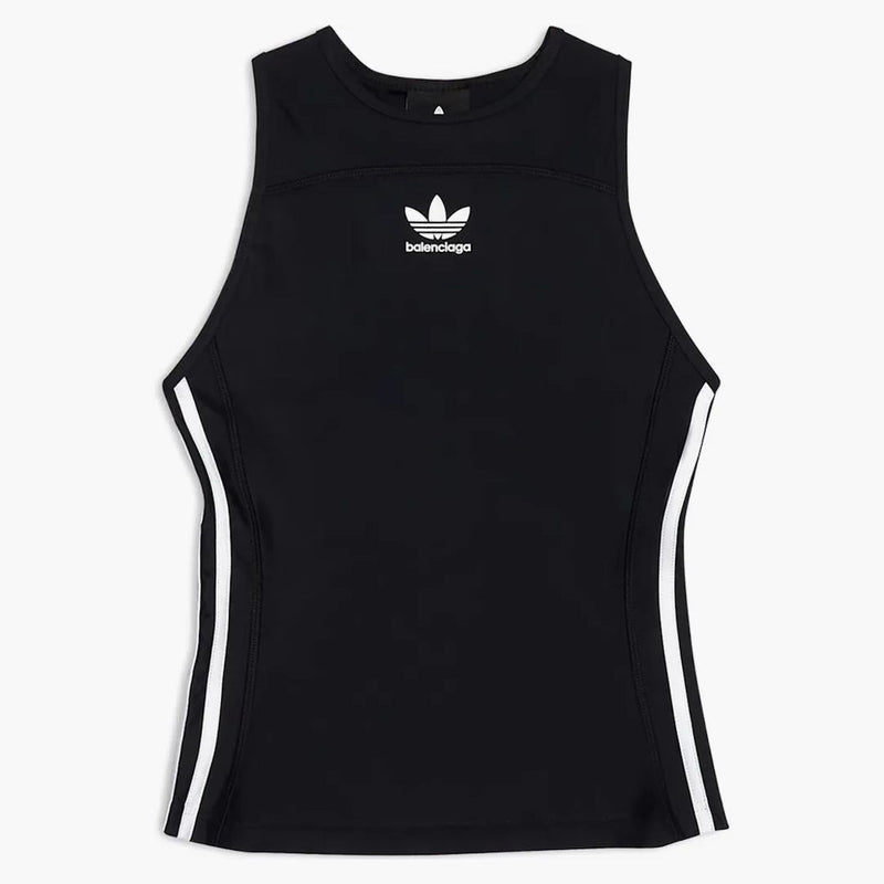 Balenciaga X Adidas Women's Athletic Tank Top Black White
