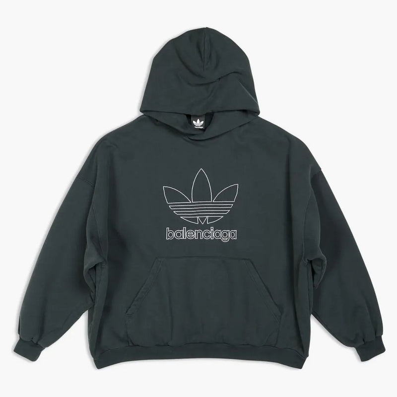 Balenciaga x Adidas La sudadera con capucha grande para mujeres