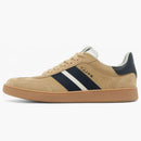 Bally Retro Crest Sneaker Suede Brown Navy Gum