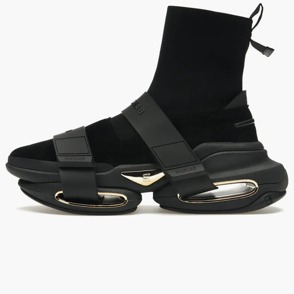 Balmain B-Bold High-Top Black Gold