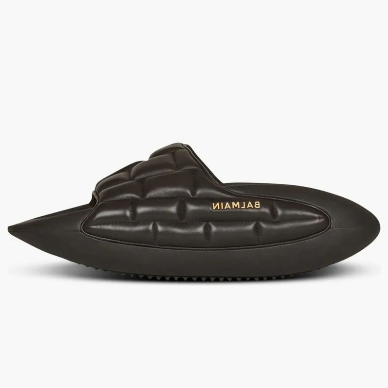 Balmain B-it Mules Quilted Black