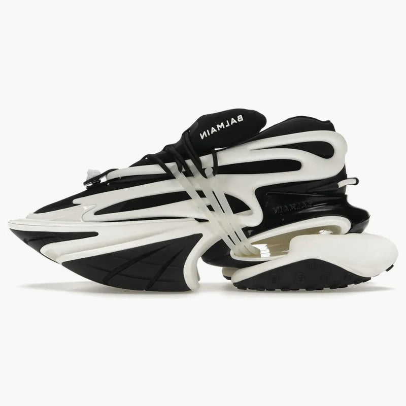Balmain Unicorn Low-Top Black White