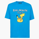 Balmain X Pokemon Cotton T-shirt blå