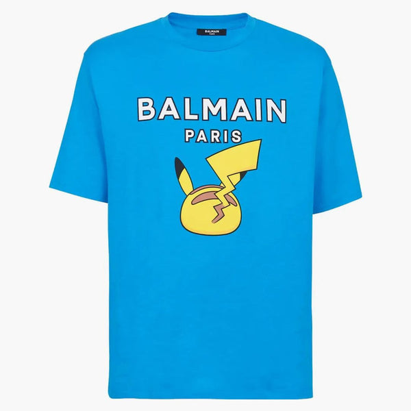 Balmain x Pokemon Cotton tričko modré