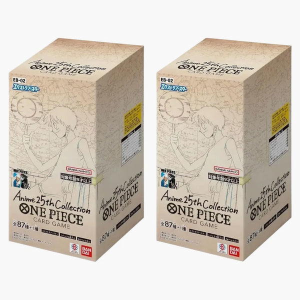 Bandai One Piece Anime 25th Collection (eb-02) Extra Booster Box 2x Lot