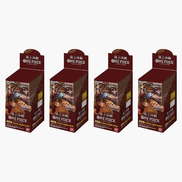 Bandai One Piece Card Game Paramount War Carddass Booster Box (op-02) (japanese) 4x Lot