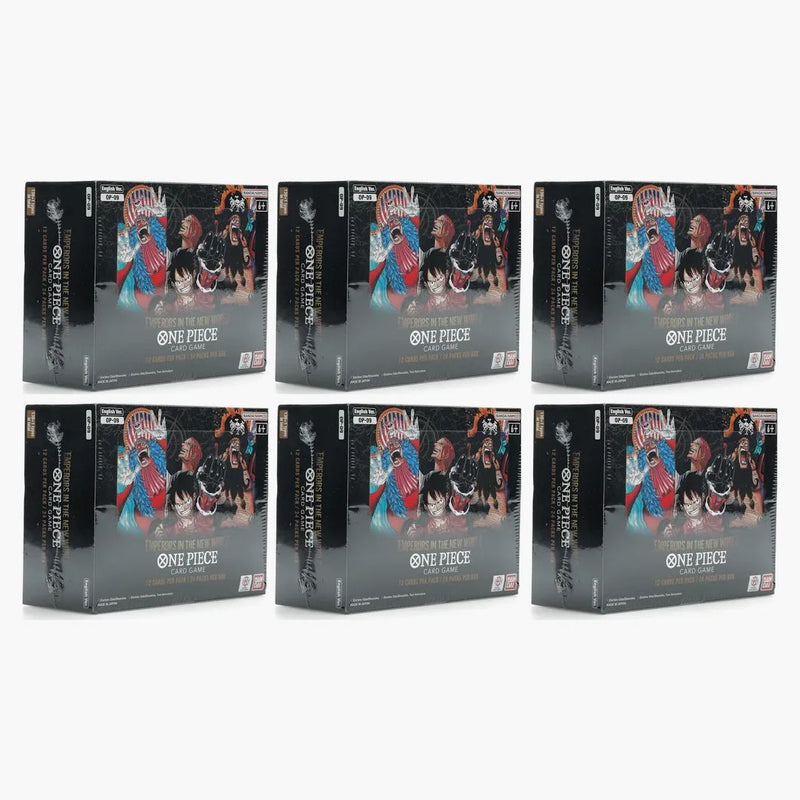 Bandai One Piece Emperors In The New World Hobby Box (op-09) 6x Lot