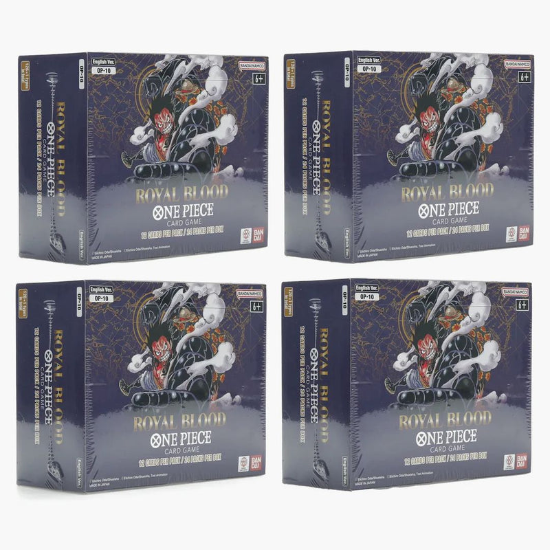 Bandai One Piece Royal Blood Booster Box (english) Op10 4x Lot