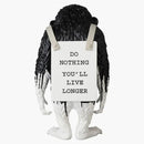 Banksy Brandalism Monkey Sign Figure Black/white