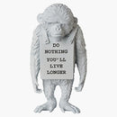 Banksy Brandalism Monkey Sign Figure White