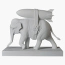 Banksy Elephant With Bomb Figure White