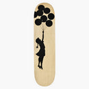Banksy X Medicom Balloon Girl Skateboard Deck Brown