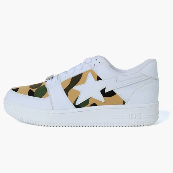 Bape 1st Camo Bape Sta Low White