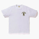 BAPE 1st Camo College ATS Tee White/Green