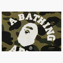 Bape 1st Camo College Wide Pullover Hoodie Green