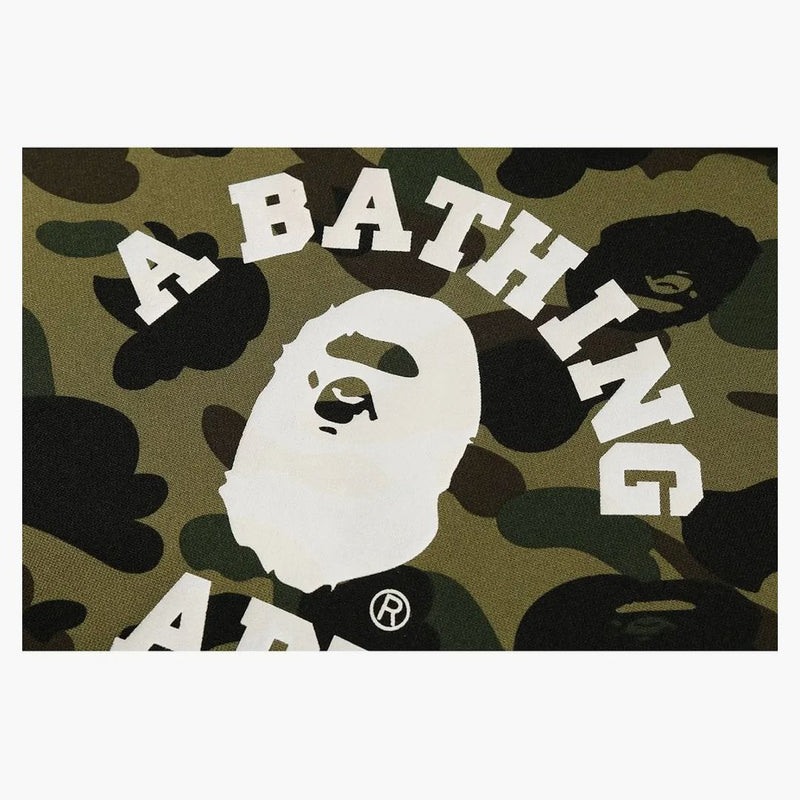 Bape 1. camo college wide svetr sakra zelená