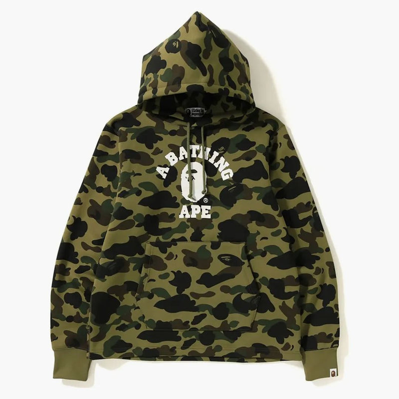 Bape 1. camo college wide svetr sakra zelená
