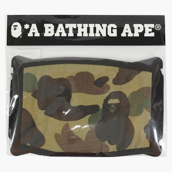 Bape 1st Camo Face Mask Green