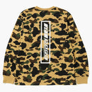 BAPE 1 ° camo l/s tè (FW18) giallo
