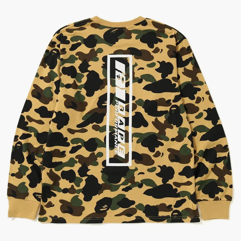 BAPE 1st Camo L/S Tea (FW18) Amarillo