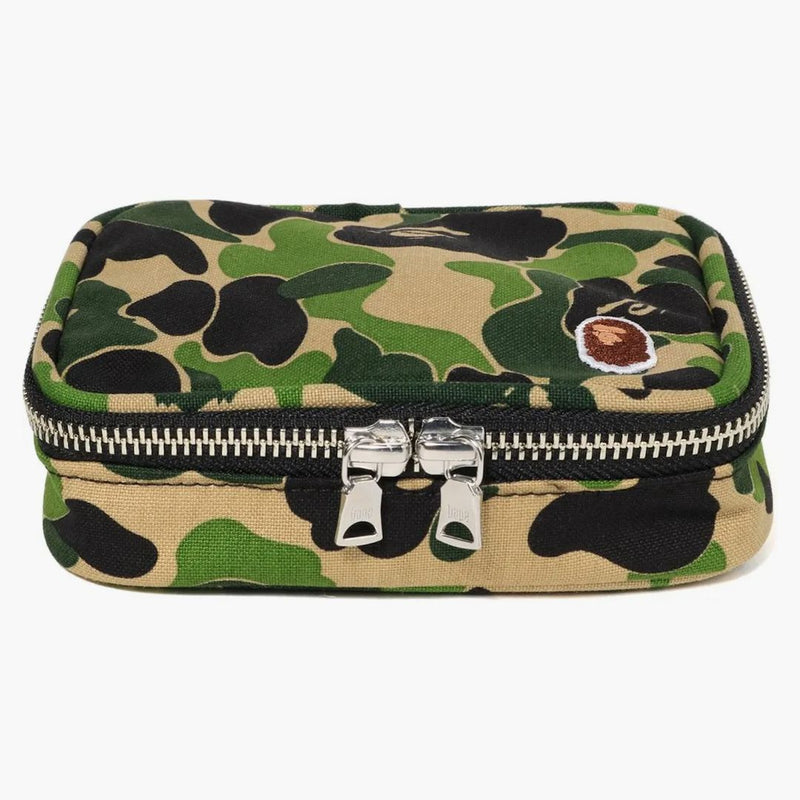 BAPE ABC Amenity Pouch Green