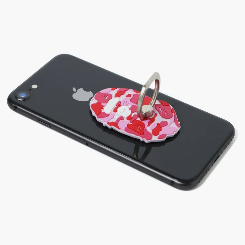 Bape Abc Ape Head Smartphone Ring Pink