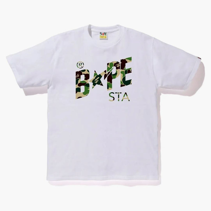 Bape Abc Bapesta Tee White/green