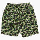 Bape Abc Camo Beach Shorts Green