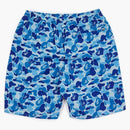Bape Abc Camo Beach Shorts Light Blue