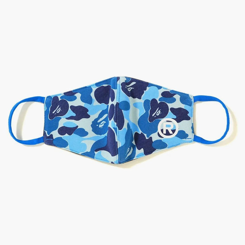 BAPE ABC CAMO FACE MASKE BLUE