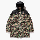 Bape X Puma Abc Camo Long Down Buffer Jacket Green