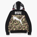 Bape X Puma Abc Camo Shark Hoodie Black/Green