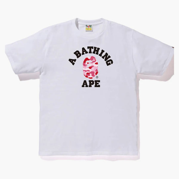 Bape ABC College Tea White/Pink