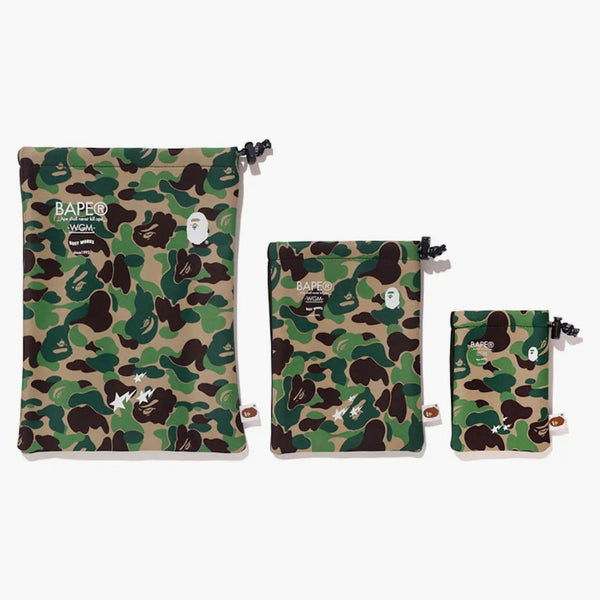 Bape Abc Gadgets Pouch Set (ss18) Green