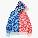 Bape ABC separate Shark Full Zip Hoodie Blue/Pink