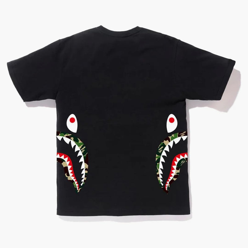 BAPE ABC Side Shark Té negro/verde