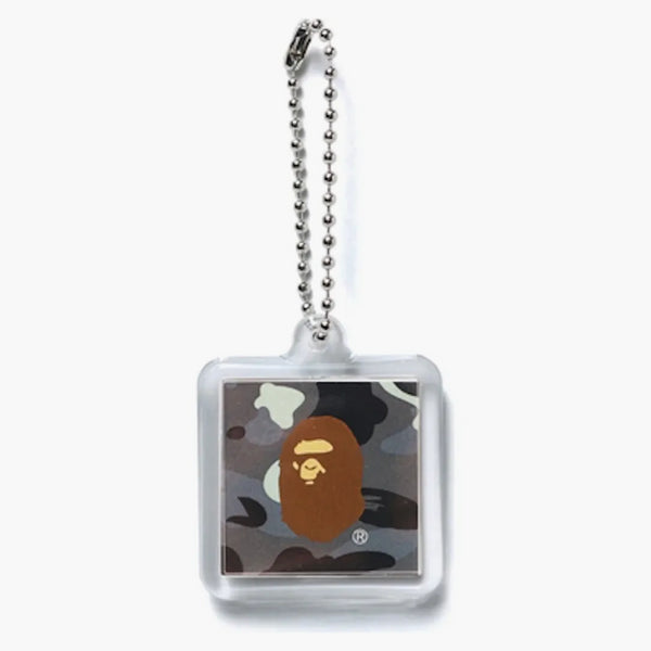 Bape Ape Head City Camo Keychain Black