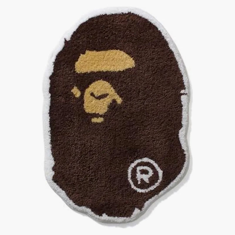 Bape Ape Head Rug Brown