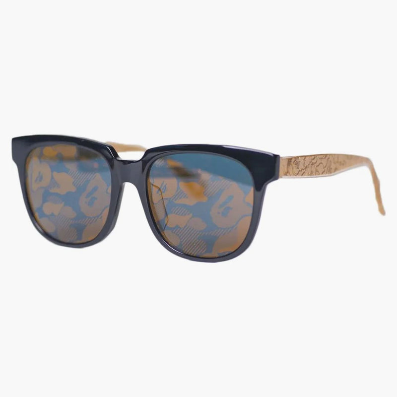 BAPE BS13073 2017 Occhiali da sole in edizione di Capodanno nero/oro