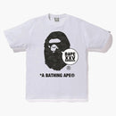 BAPE BAPEXCLUSIVE AOYAMA XXV APE Head Tee White