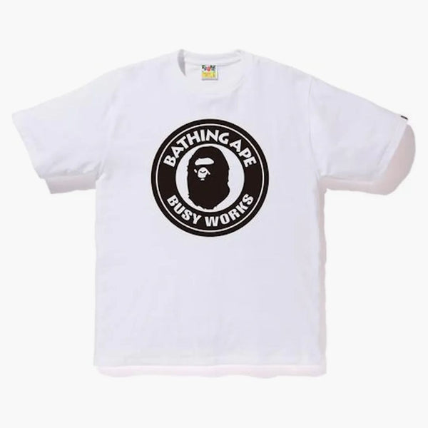 Bape Bicolor BusyWorks Tea White