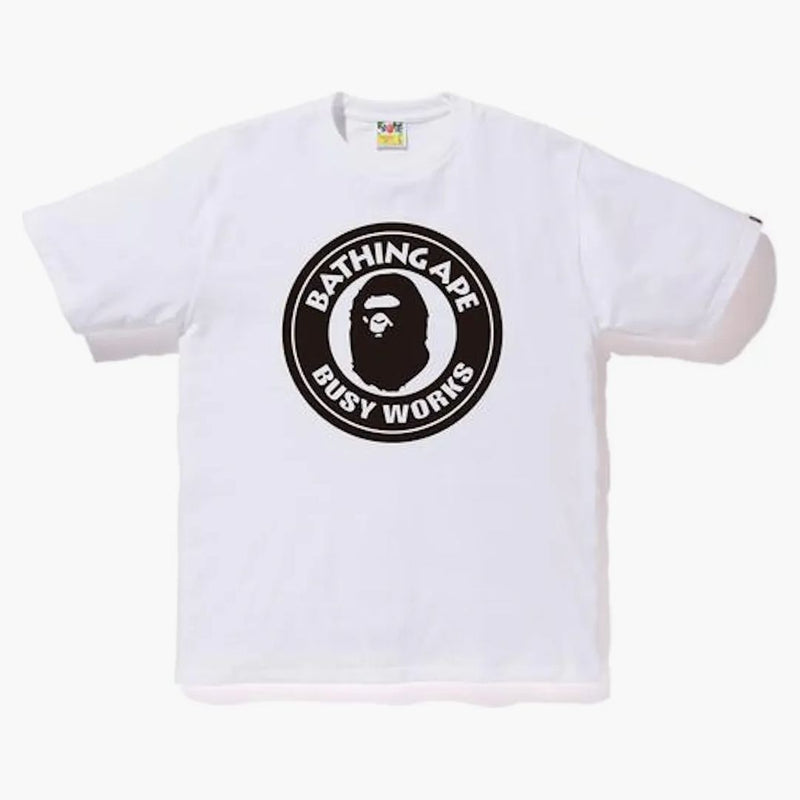 Bape Bicolor BusyWorks Tea White