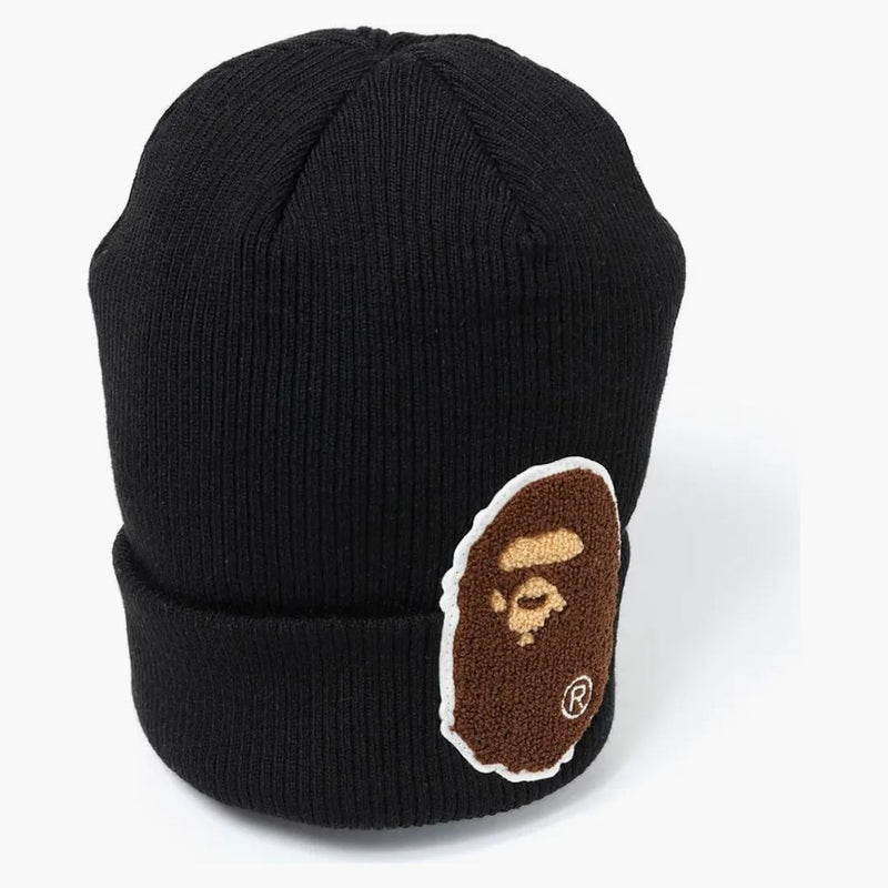 Bape Big Ape Head Knit Cap Negro