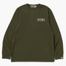 Bape Big Shark Vintage L/S Tea Olive DRAB