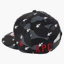 Bape Blvck Color Camo Sta Snapback Black