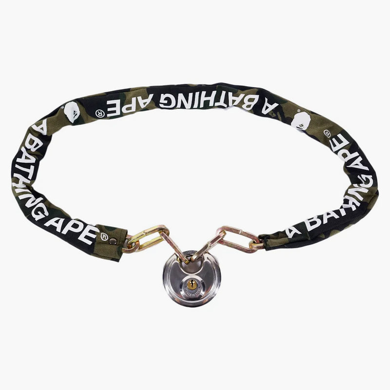 Bape 1st Camo BMX Chain Lock Lock Green