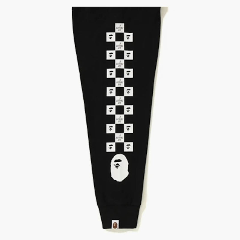 Bape Checker l/s tea black