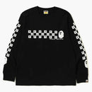 Bape Checker l/s tea black