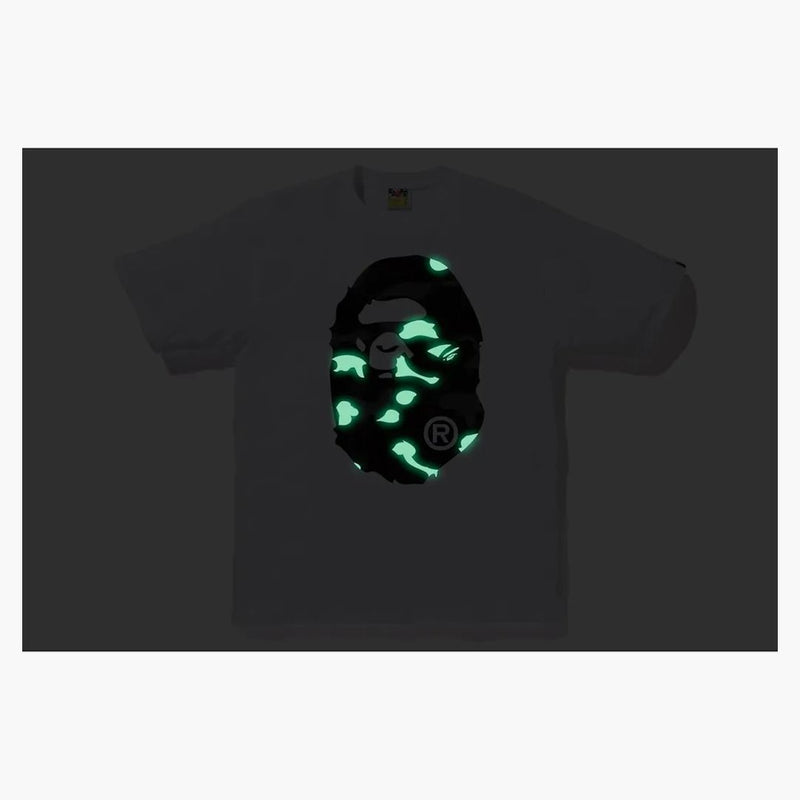 Bape City Camo Big Ape Head Tee White/Black