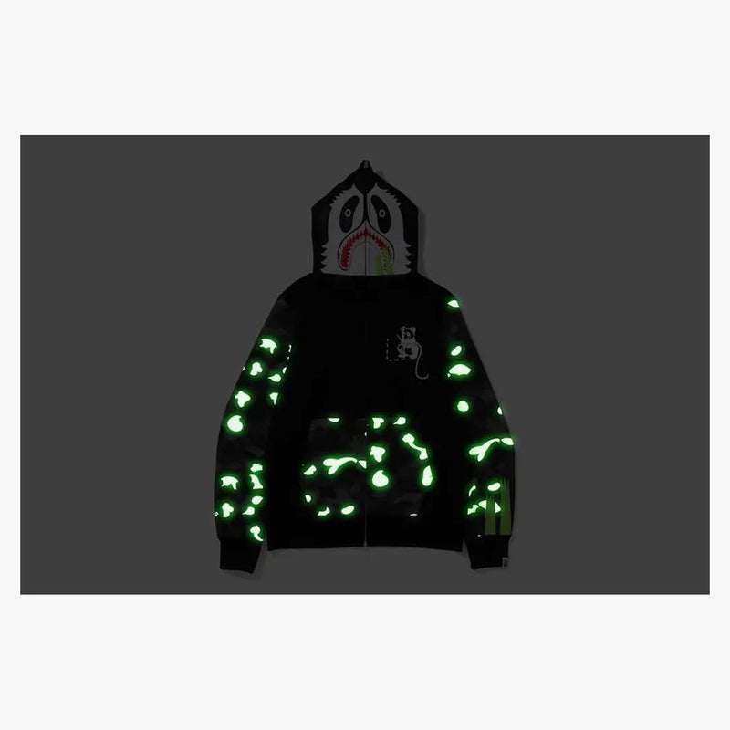 BAPE CITY CAMO PANDA Full Zip Soodie Negro